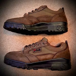 (#103) FILA Men Suede / Leather Trail Shoes